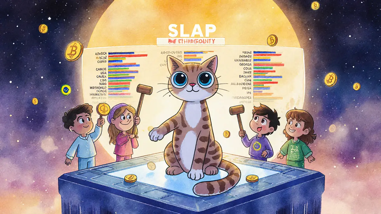 What is CatSlap (SLAP) crypto coin? The memecoin with a slapping game and big ambitions