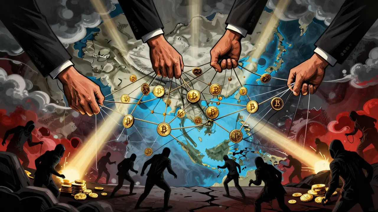 International forces seizing illicit crypto networks