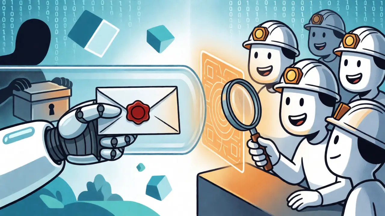 Robot signing transaction verified by validators without exposing key